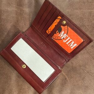 McJim Leather Wallet with Zipper Coin